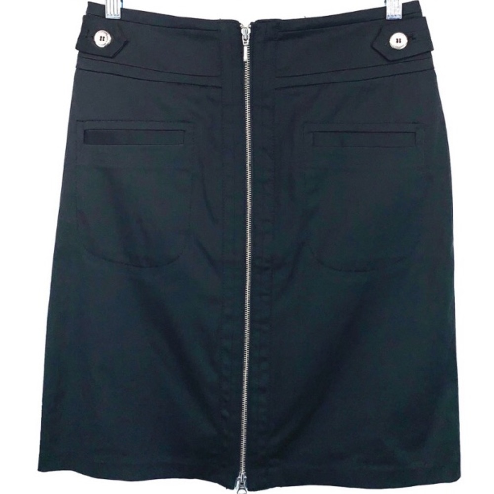 Kenar Black Zipper Front Pencil Skirt | Women's Size 4